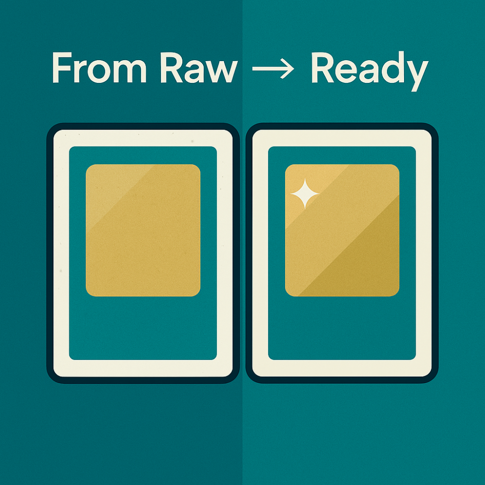 From Raw To Ready