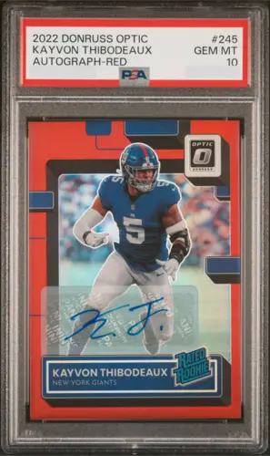 Graded card example