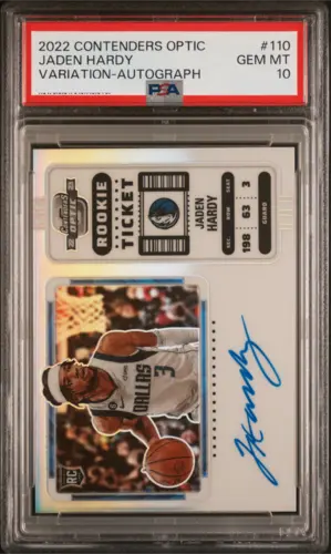 Graded card example