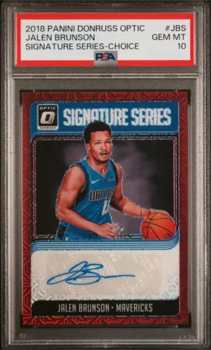 Graded card example